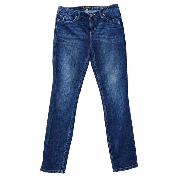Lee Riders Jeans Modern Midrise Skinny Jeans Blue Denim Medium Wash Size 30 - Picture 1 of 8